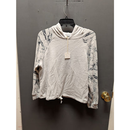 Poof Apparel Hoodie Sweatshirt Size Medium tie dye long sleeve drawstring waist