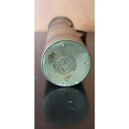 Vintage Brass Coffee Grinder Mill Made in Greece Hand Crank Pepper Spice