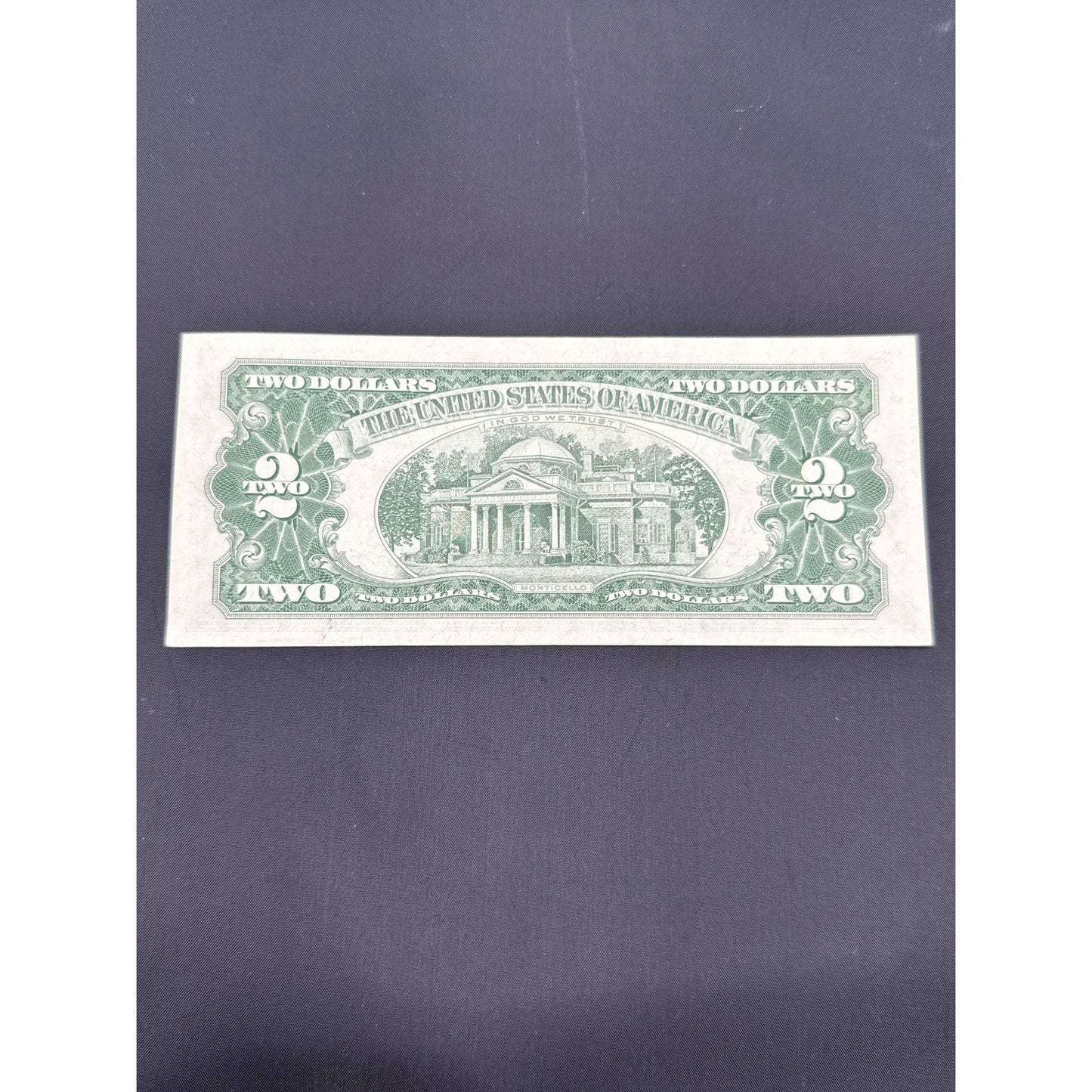 Paper Currency Bank Note USA Paper Money  $2 Series 1963 red seal