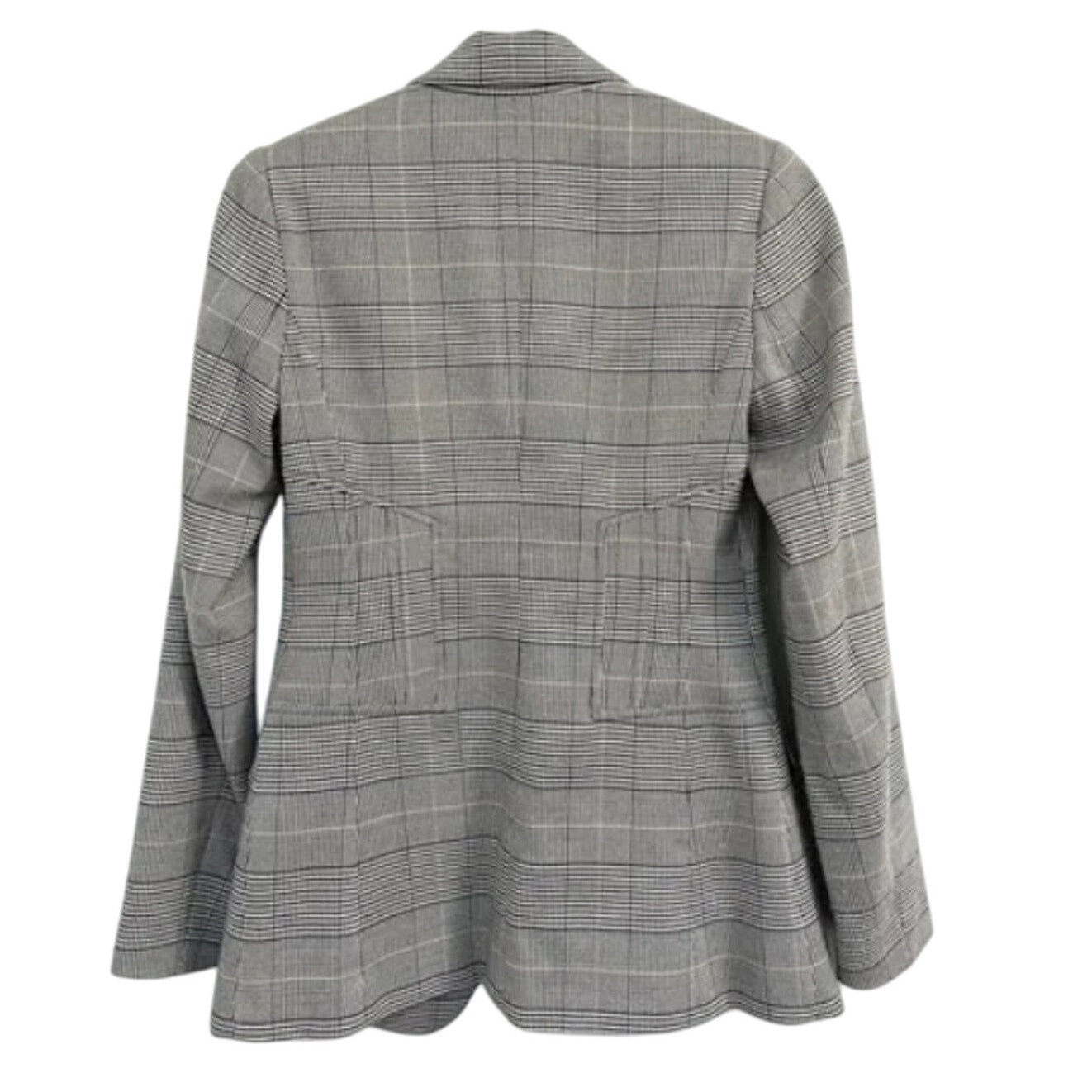 Chelsea28 Size XS Single Breasted Glen Plaid Blazer Jacket equestrian style NEW
