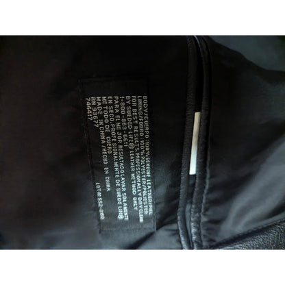 J. Ferrar Men's Black Genuine Leather Blazer Jacket Size Large 90s MatrixVibes
