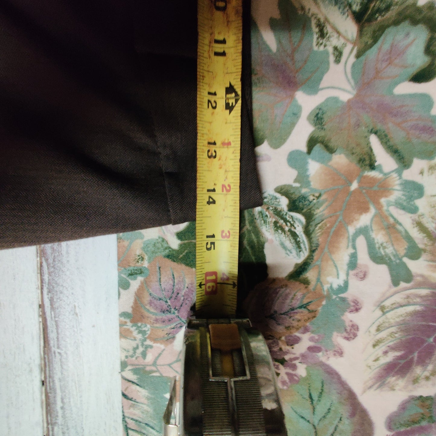 Alex Marie Brown Tapered Career Pants Petite Minimalist Professional Office 2P