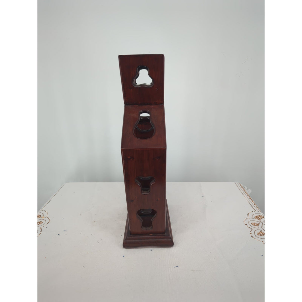 Vintage Asian Rosewood Duobaoge Wall Shelf Curio Display Cabinet