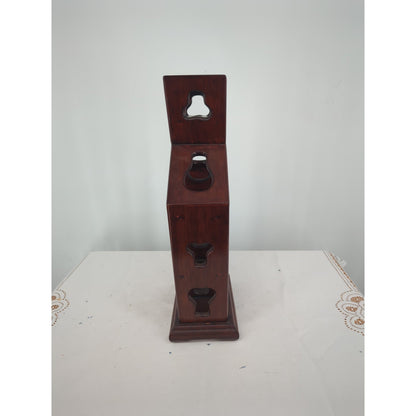 Vintage Asian Rosewood Duobaoge Wall Shelf Curio Display Cabinet