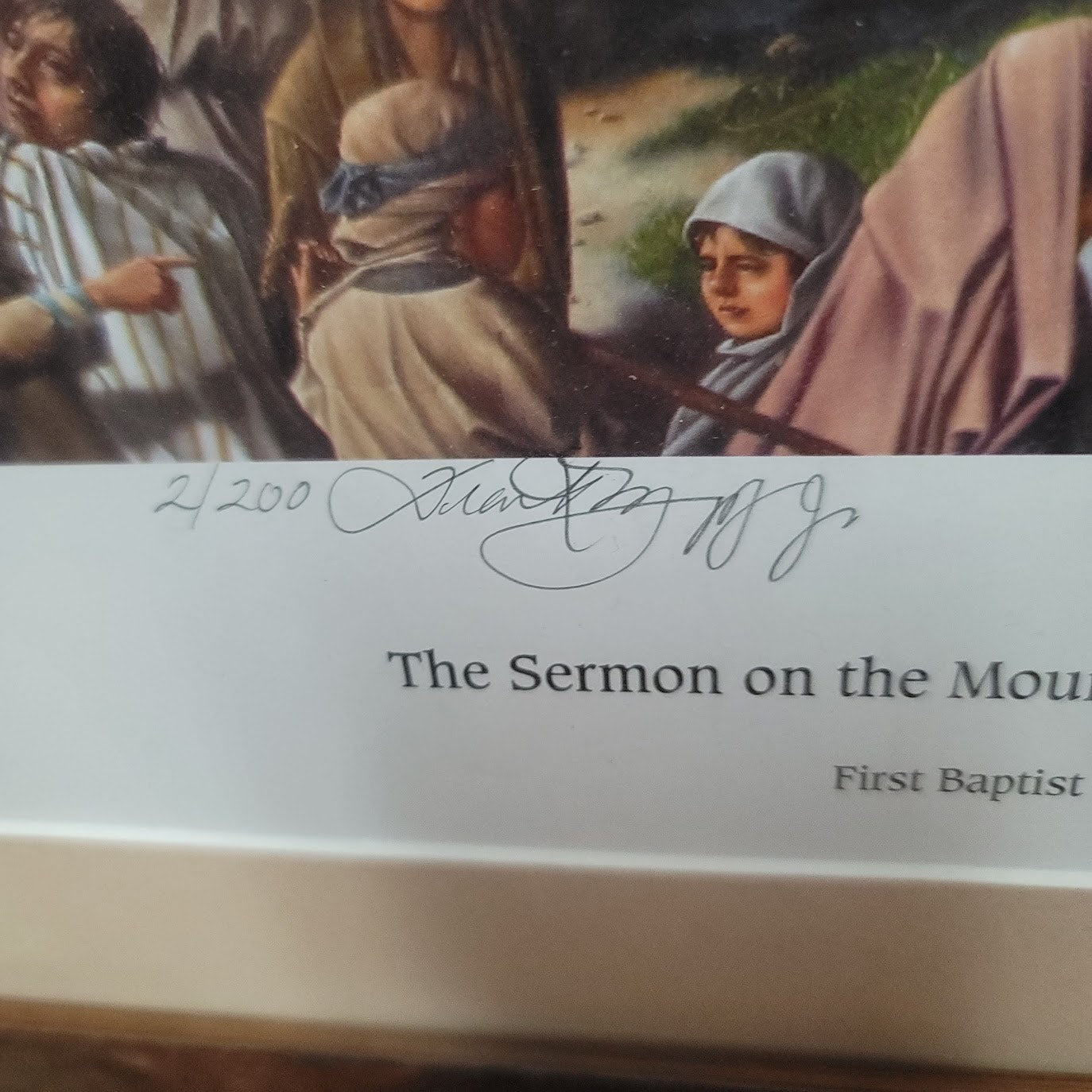 The Sermon on the Mount: A city set on a hill cannot be hid Frank Murphy Print