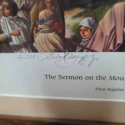 The Sermon on the Mount: A city set on a hill cannot be hid Frank Murphy Print