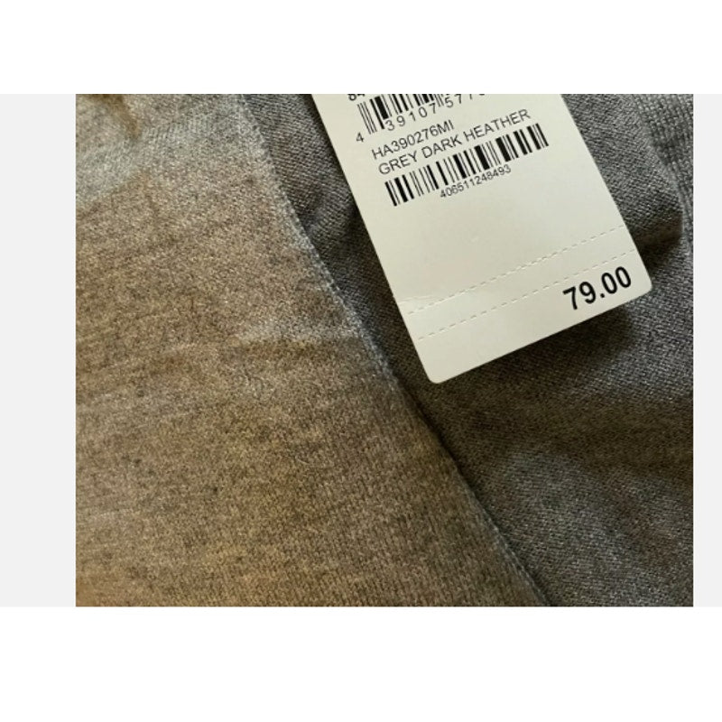 Halogen Open Front Pocket Cardigan WOMENS extra-SMALL GREY DARK HEATHER NEW xs