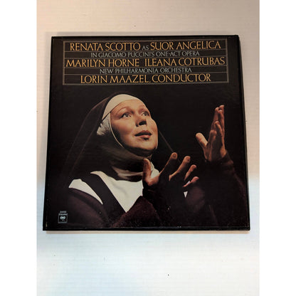 Vintage Puccini Suor Angelica Renata Scotto Columbia Masterworks M34505 Vinyl LP
