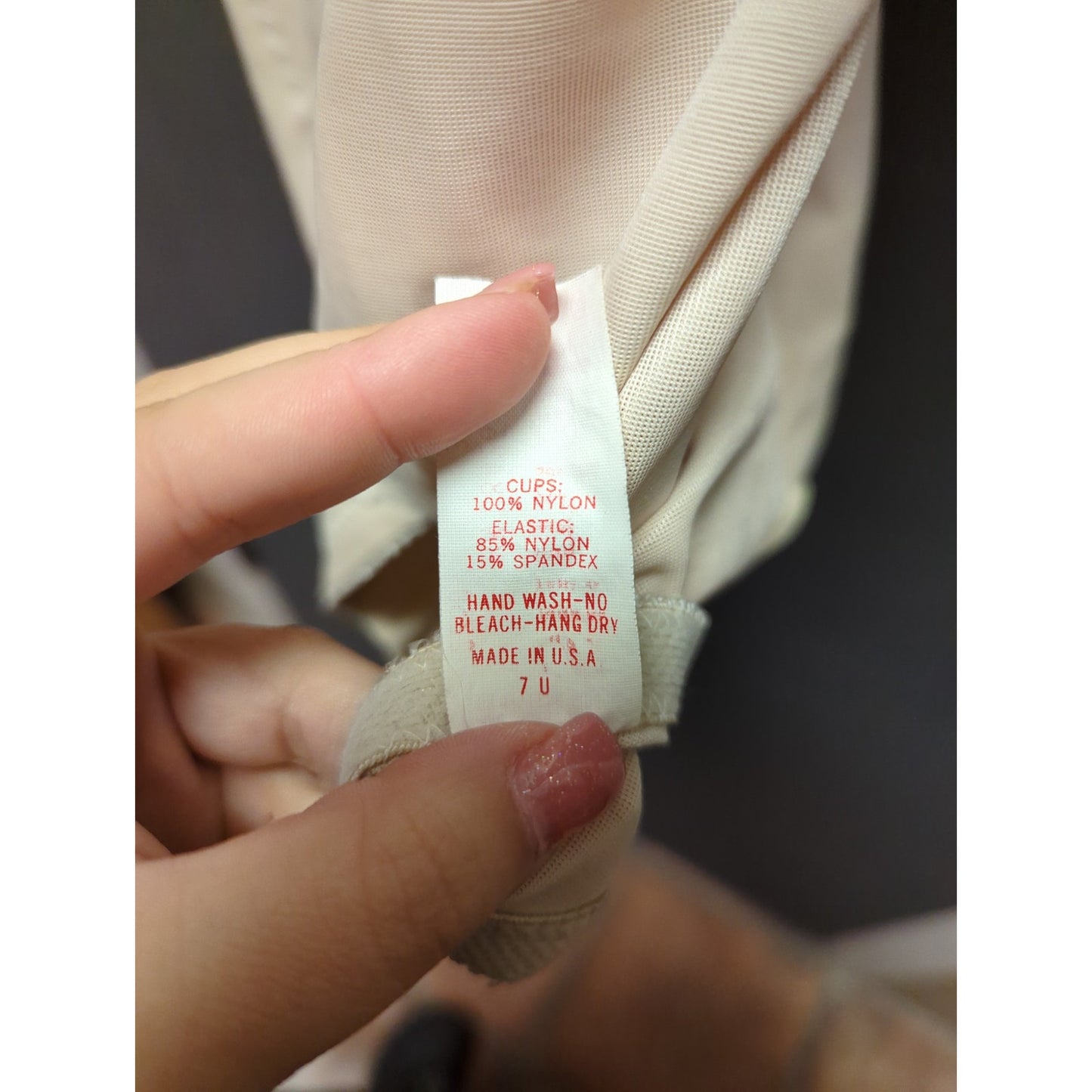 Vintage Slimlook 36C M/L Nude Bodysuit Girdle 1960s Shapewear One Piece GLAMOUR