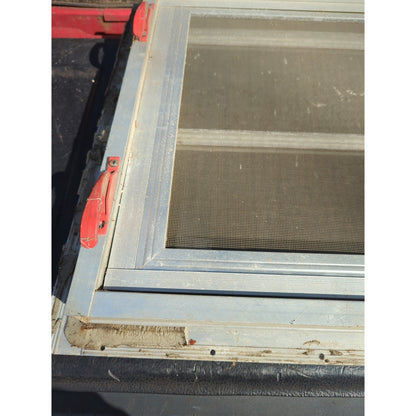 1976 Scotty Serro Camper ORIGINAL Window metal screen aluminum glass SIDE PANEL
