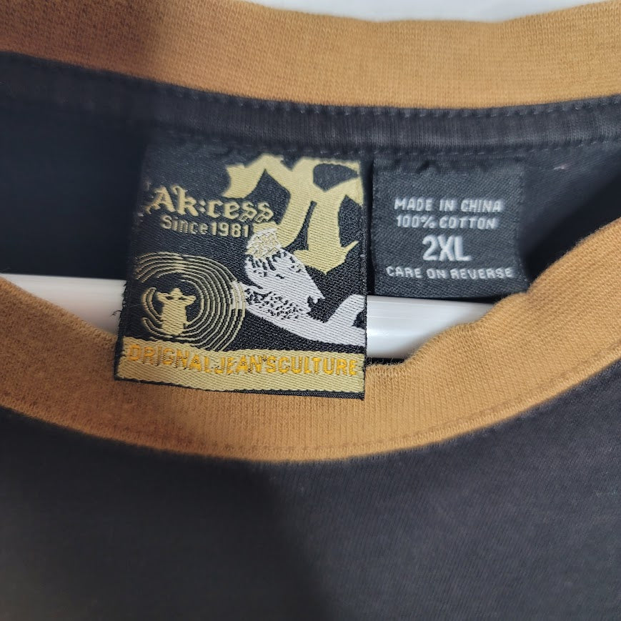 Vintage Akcess 2xl Mother Land Africa cotton Tshirt Lion Graphic Short Sleeve