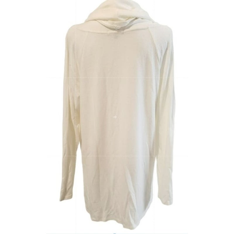 Gibson Look Cowl/Off Shoulder Pullover Top Sz XL/Extra Large in Ivory NWT