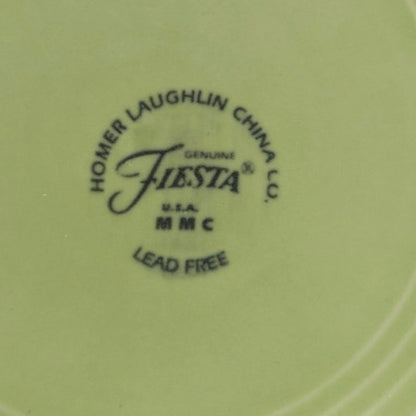 Fiestaware Lemongrass Green Dinner Plate Homer Laughlin Ceramic
