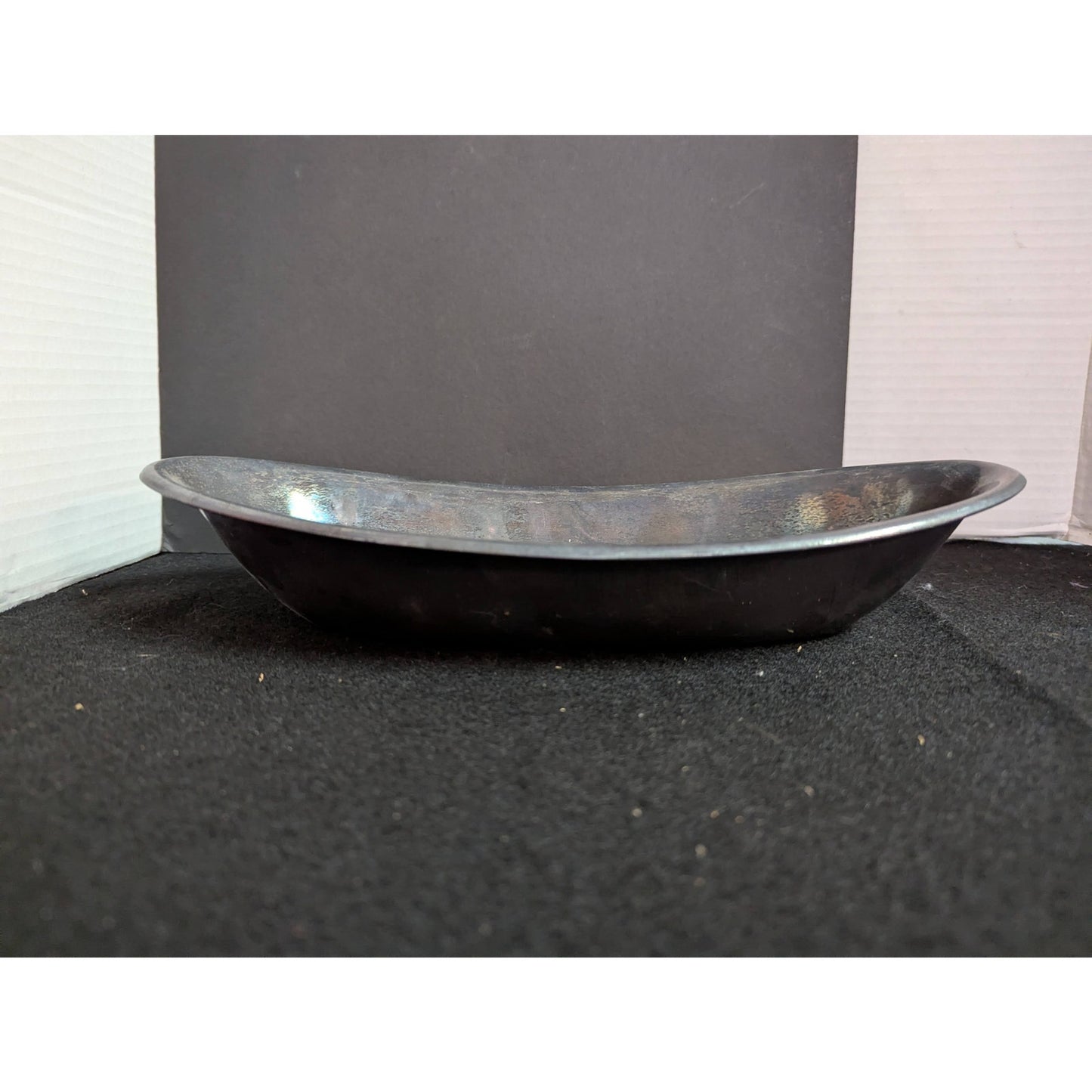 Vintage Military Reed & Barton Silverplate USN Oval Serving Dish