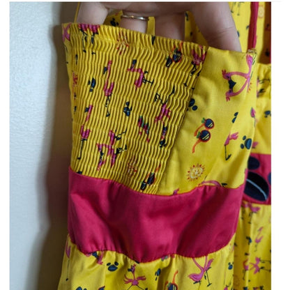 disney the dress shop Size Medium Fit Flare Sleeveless Matching Hair Tie