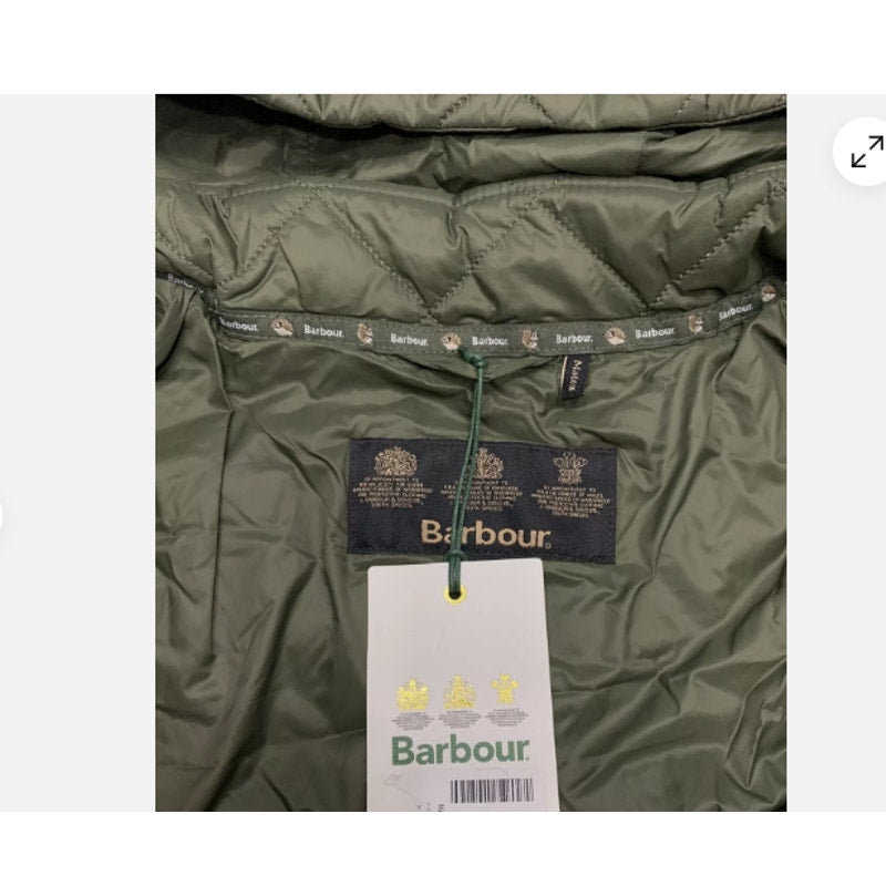 BARBOUR Jenkins Quilted Women's Jacket Size 2X $ 375 OLIVE COAT NEW