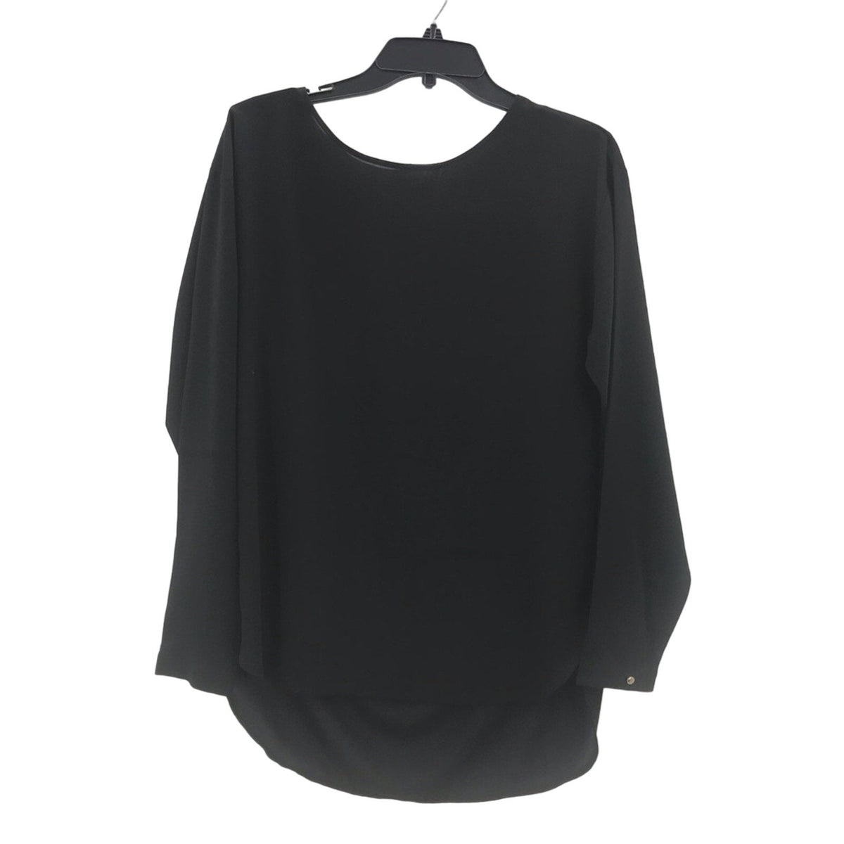 Ann Taylor NEW Black Sheer Long Sleeve Top Small