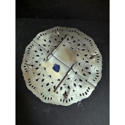 Vintage F.B. Rogers Silver Co. Expandable Silverplate Trivet
