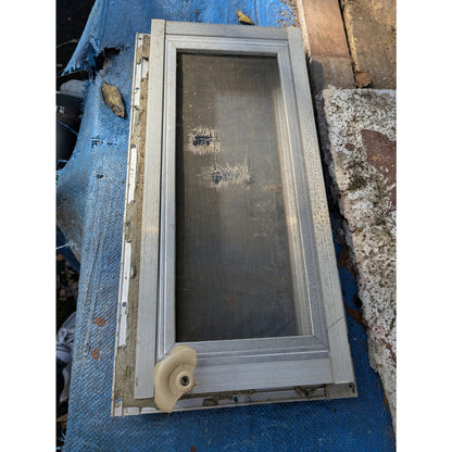 1976 Scotty Serro Camper ORIGINAL Window metal screen aluminum glass BATHROOM