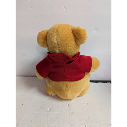 Vintage Disney Winnie the Pooh Plush Bear Red Shirt Disneyland Walt Disney World