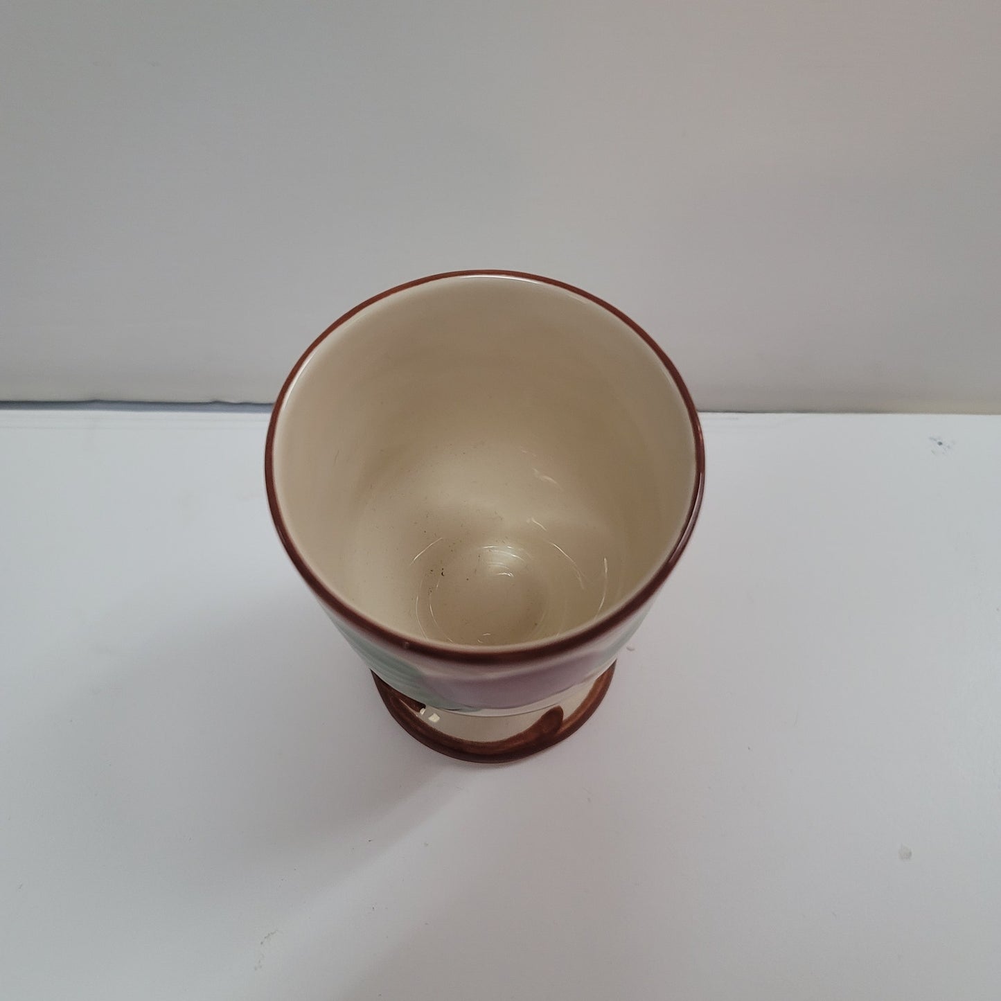Egg cup FRANCISCAN VINTAGE Apple USA Backstamp Unusual RARE