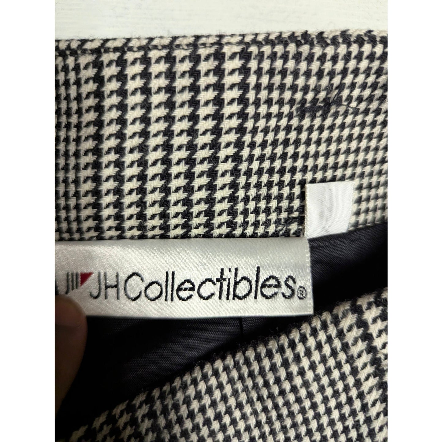 Vintage JH Collectibles Plaid Wool Maxi Skirt Small 4 Button Front Dark Academia