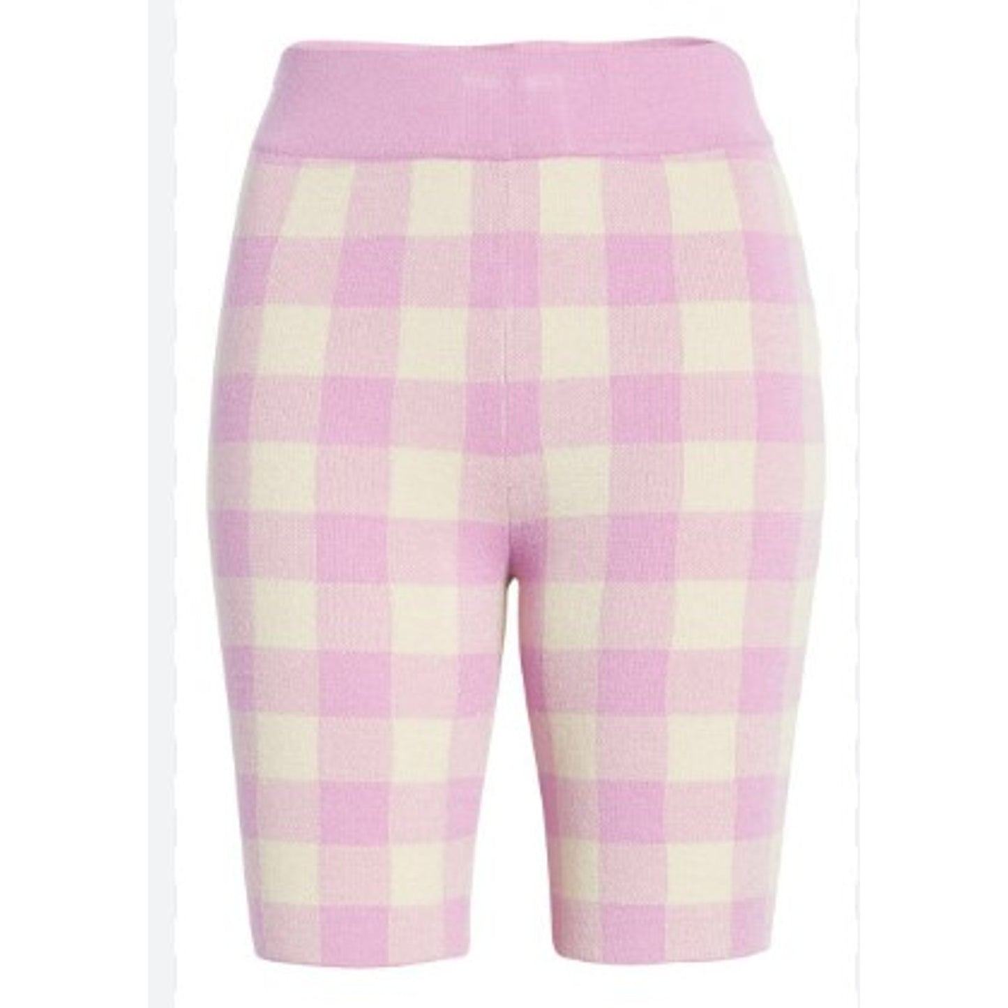 BP. Pull On Bike Shorts in Purple Tulip Check Size XS thick winter fall NEW