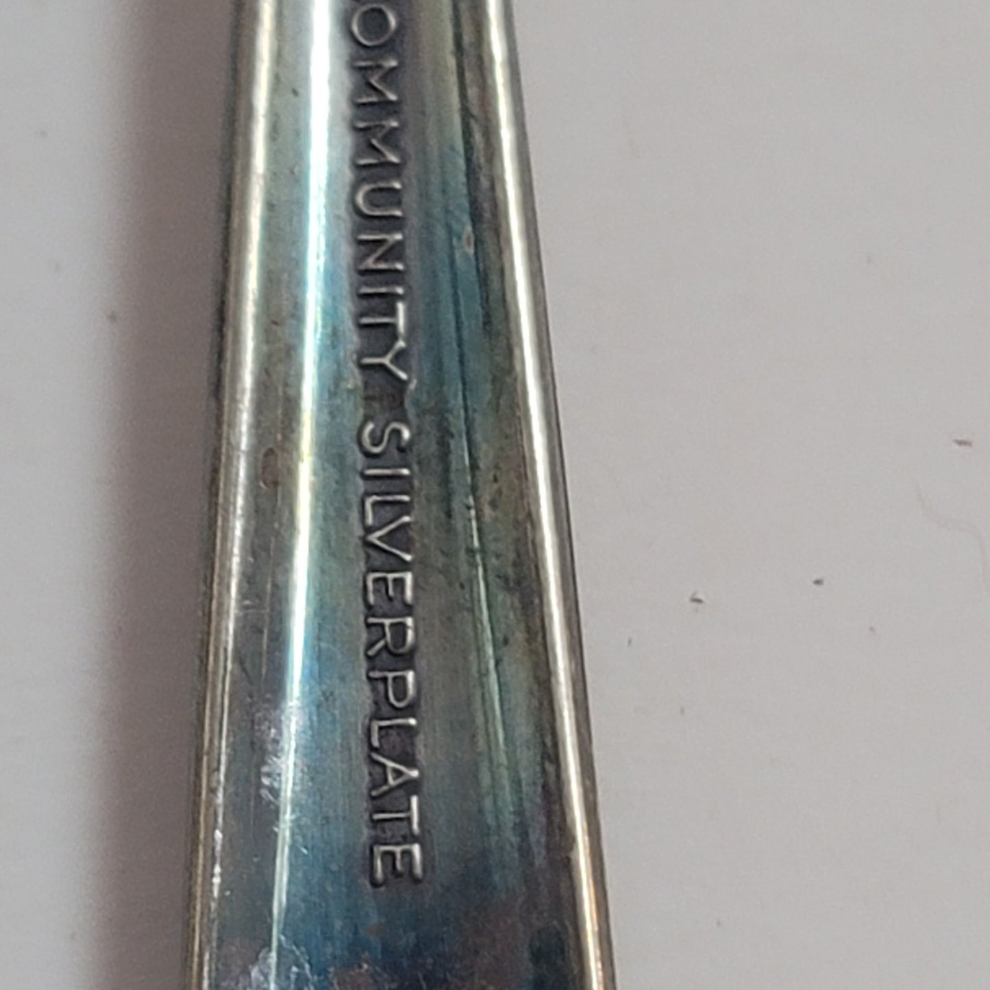 ONEIDA community silverplate Ladle and serving fork GENTLE ROSE pattern