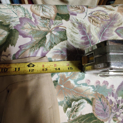 Vintage INC International Concepts 100% Silk Pleated High Waist Cuffed Pants 8