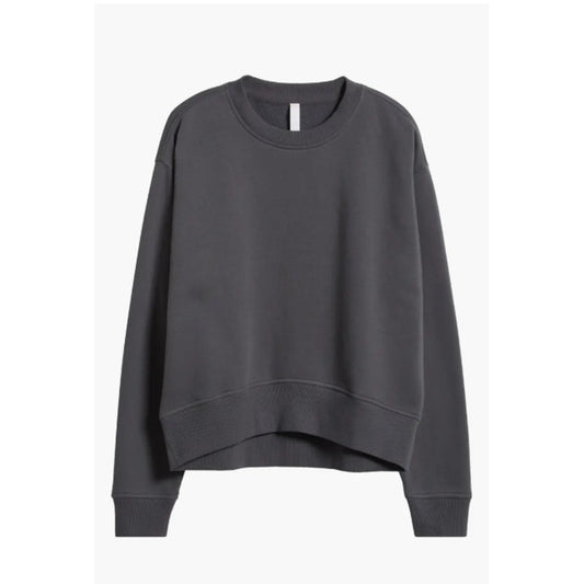 Zella highlow sweatshirt rib cuff waist Casual LIGHT Grey Porpoise ExtraSmall XS