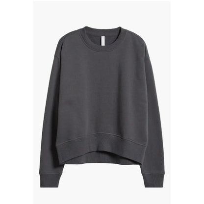 Zella highlow sweatshirt rib cuff waist Casual LIGHT Grey Porpoise ExtraSmall XS