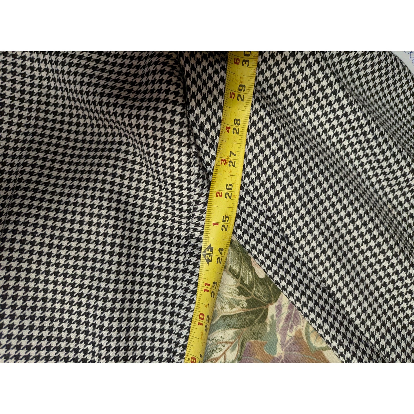 Vintage y2k Joan Leslie Classics Houndstooth Pleated Trousers High Rise Pants 8P