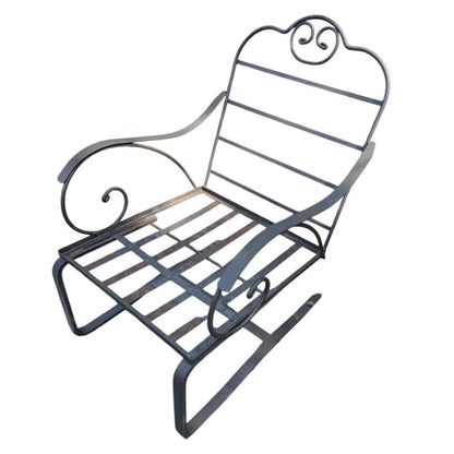 SECONDHAND SANDIES: outdoor patio metal chair bounce rocker