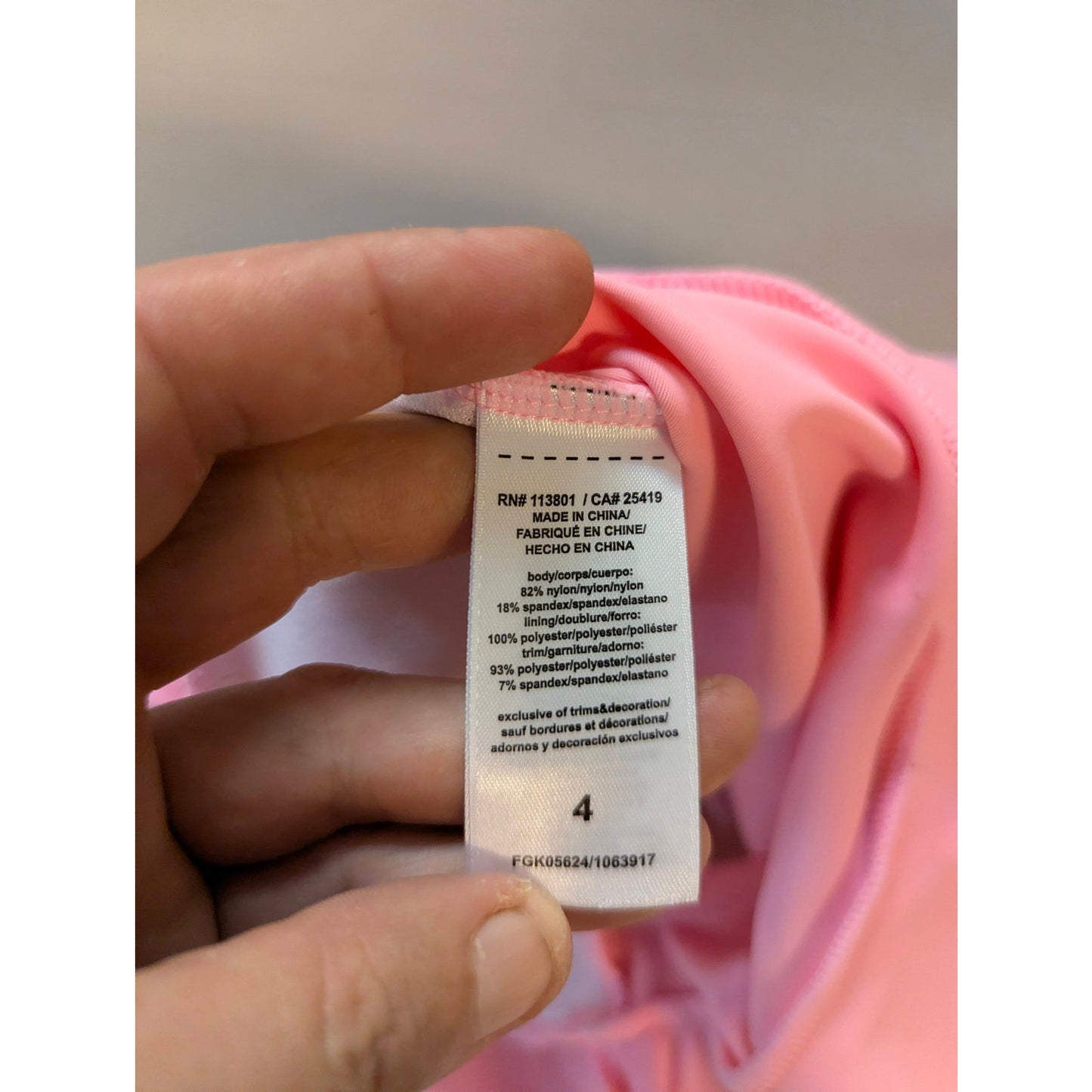 NWT Flapappyles Girls Pink & Silver Zebra Swim Dress Size 4 Swimsuit One Piece