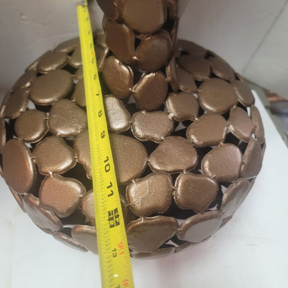 1970s Brutalist Contemporary Modern Large Scale Metal Sculptural Vase