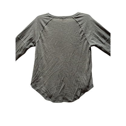 PJ Salvage gray thermal waffle knit Tshirt Womens Size medium layering
