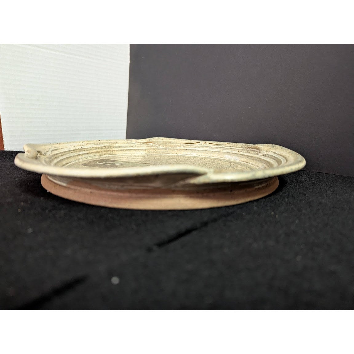 George Griffin Pottery, Sopchoppy Florida Handmade Art Pottery Plate 11" Earthy