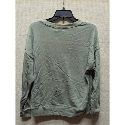 Everleigh Sage Green Size Medium Sweatshirt Womens Long Sleeve Crew Neck