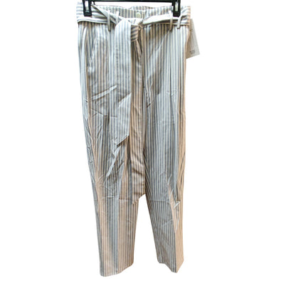 Antonio Melani Striped Paperbag Pants Tie Waist Coastal Preppy NWT Clear Skies 4