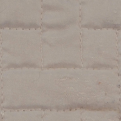 Vintage quilted blanket Coverlet Bedspread Queen/Full White Crosshatching round