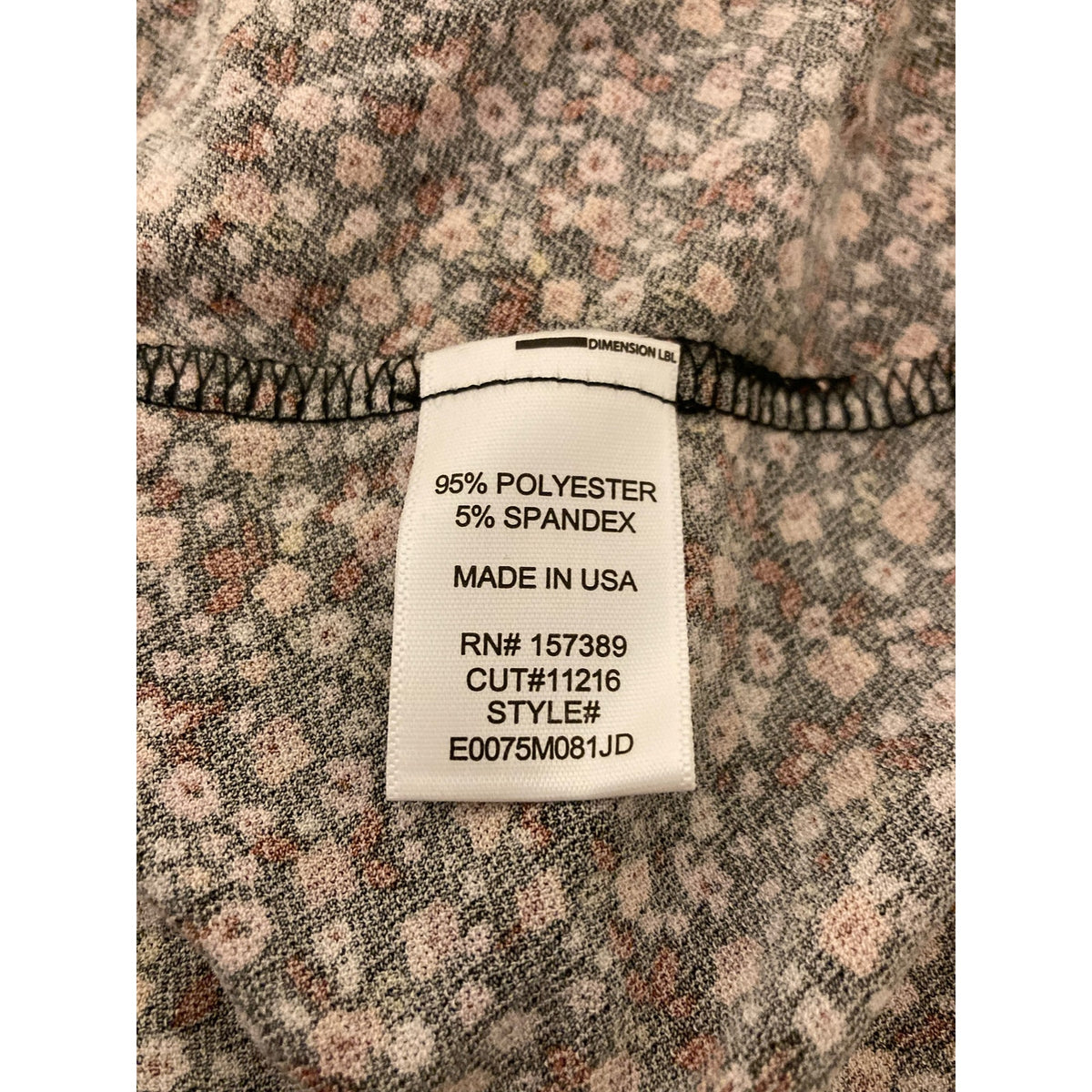 La La Land Mini Dress Medium Black Mauve Floral Print NWT Off Shoulder Empire
