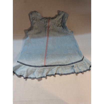 Splendid Baby Girls Blue Striped Ruffle Tiered Dress 2-Pack Size 6-12 Months NWT
