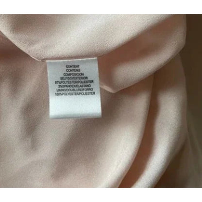 WAYF The Bea Faux Wrap V-Neck Dress New Satin Maxi Formal Wedding PINK Size 8
