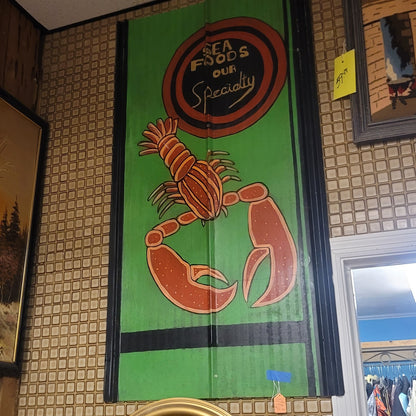 SECONDHAND SANDIES:  artwork: Come by and take a look, as it is always changing