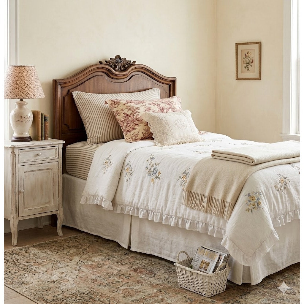 Secondhand Sandies: Twin French Headboard Painting Available