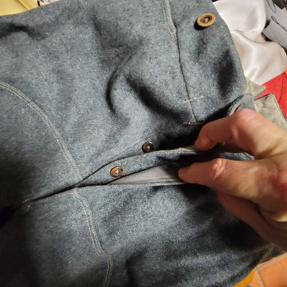 Rare WWII Swedish Army M1939 "Widengrens" Wool Grey Breeches Riding Jodhpurs