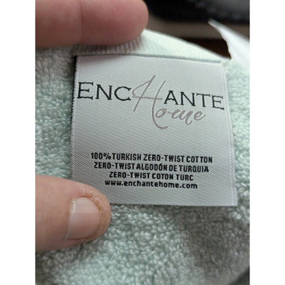 Turkish Cotton Towels Gracious green bath towels 28x54 Pair of 2 NEW