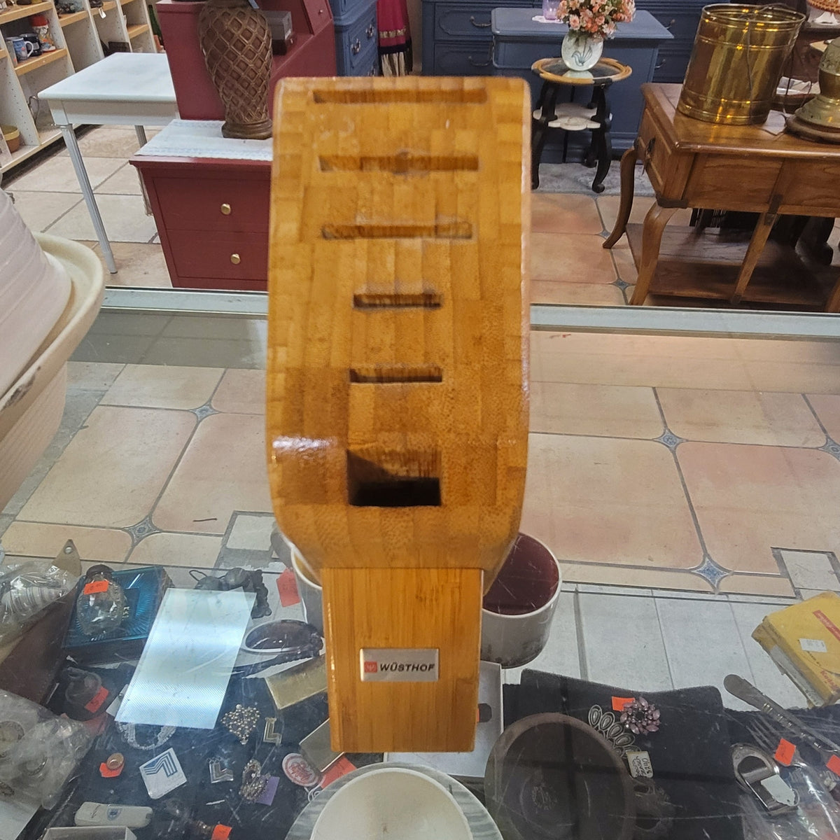 Wusthof 7249-1 LG Studio 6-Slot Knife Block - Bamboo