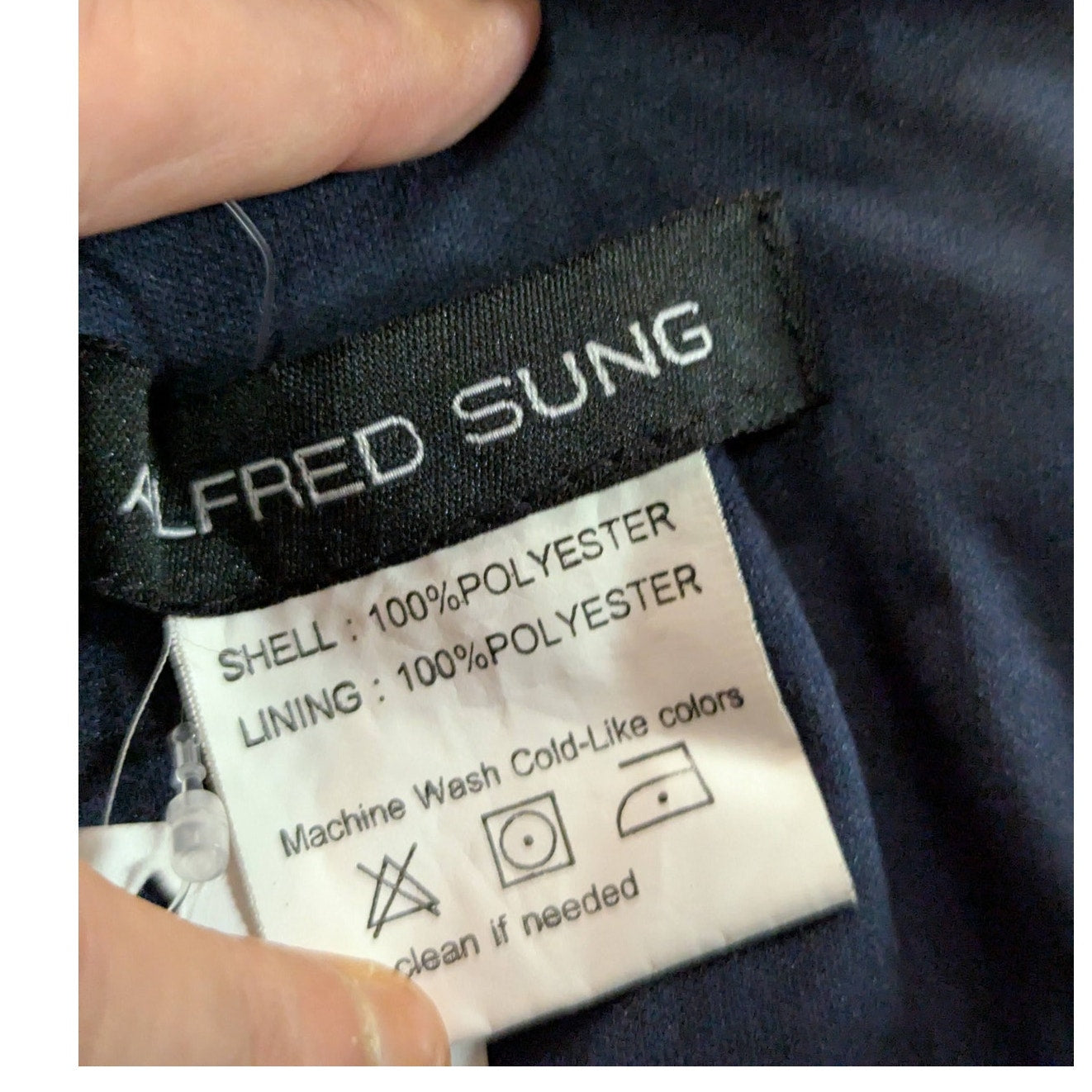 Alfred Sung Midnight E31 Size 14 Style No. D678 Formal Maxi Dress NWT