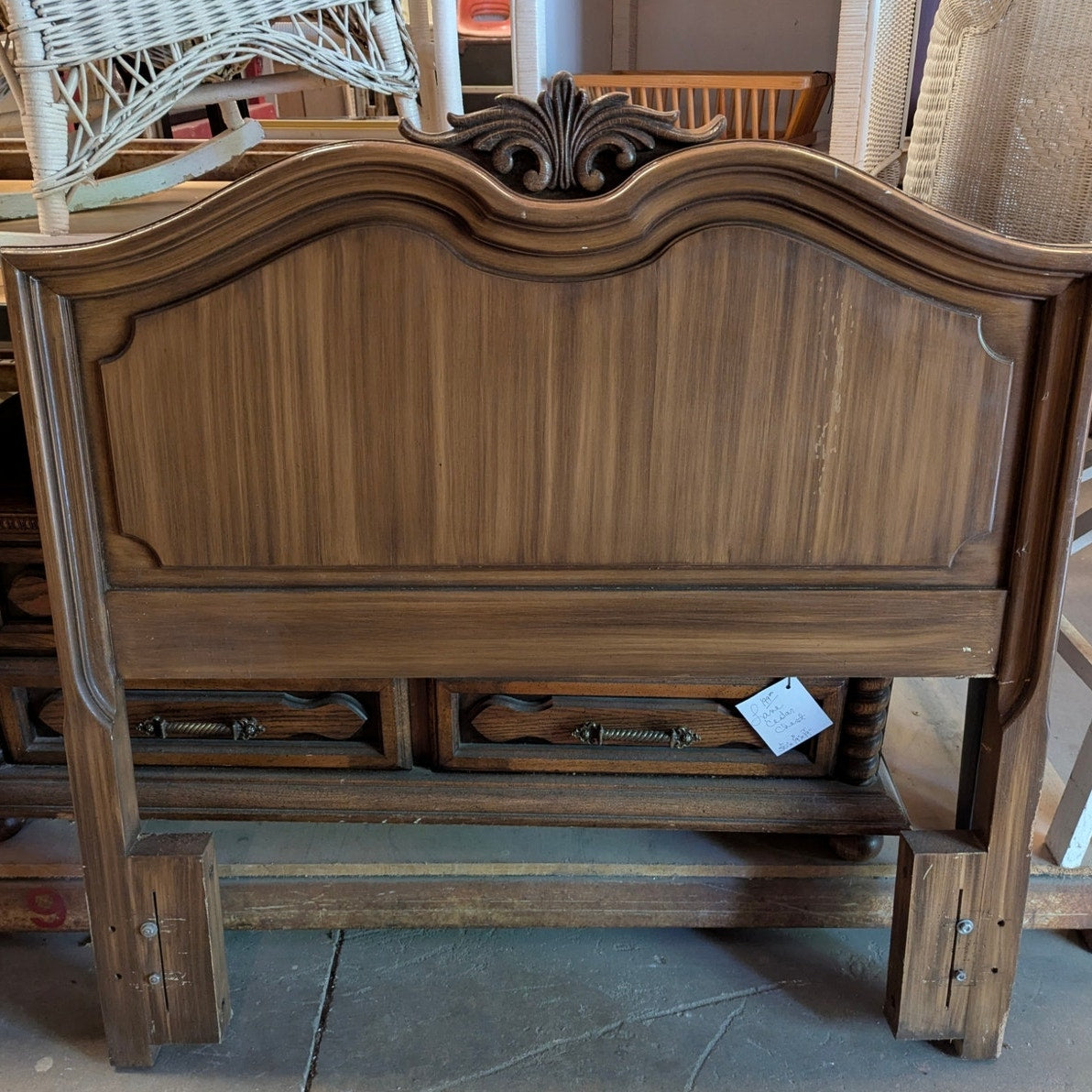 Secondhand Sandies: Twin French Headboard Painting Available